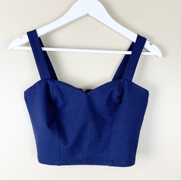 jun & ivy Tops - Jun & Ivy Navy Blue Bustier